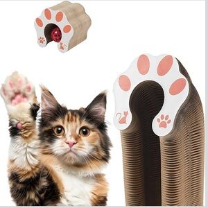 Cat Scratcher Board Magic Organ Toy with Bell Ball